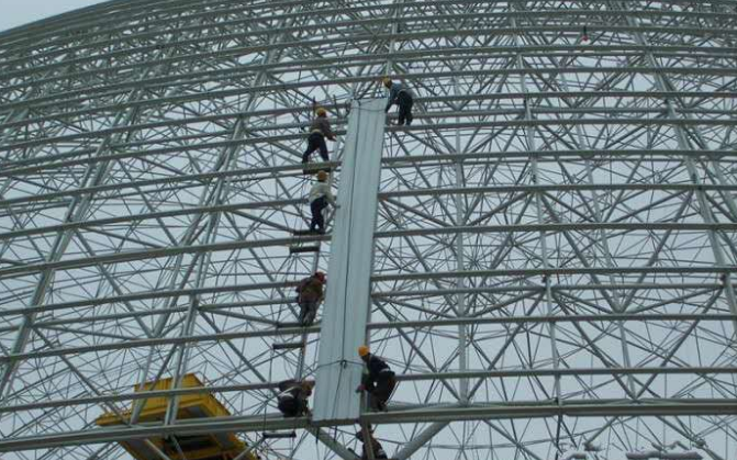 盖州网架装配好以后应当留神哪八项验收事件